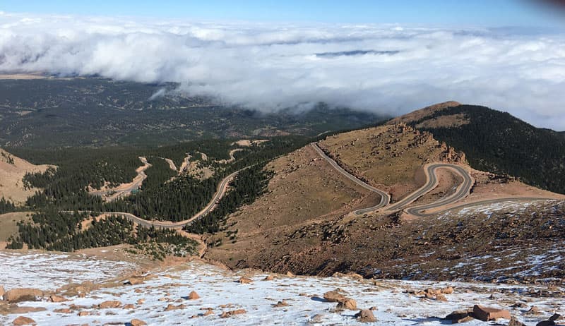 Pikes Peak Colorado Switchbacks