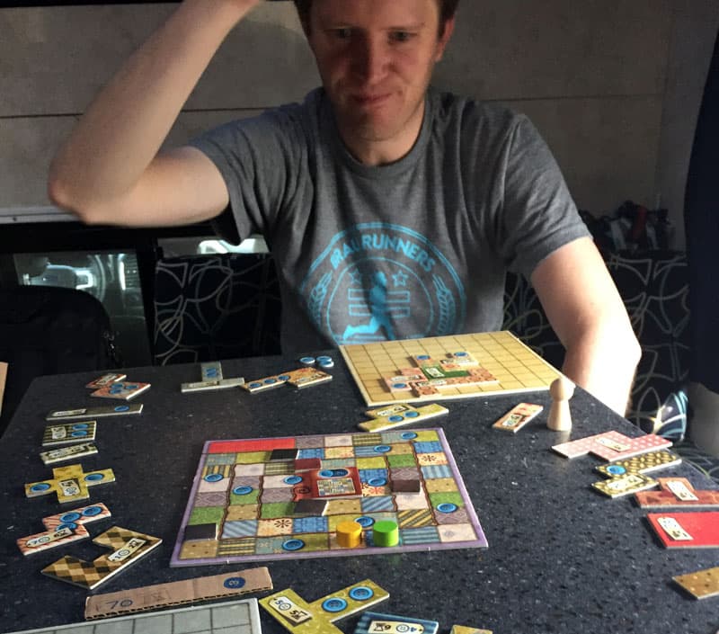 Playing Games With James Ortmann On A Rainy Day In Teton National Park