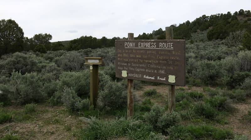 Pony Express Route South Of Rubys Nevada