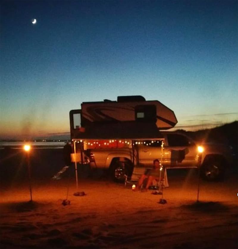 Portsmouth Island beach camping