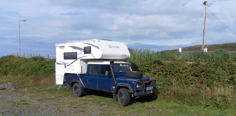 Car park near Skibbereen, Ireland