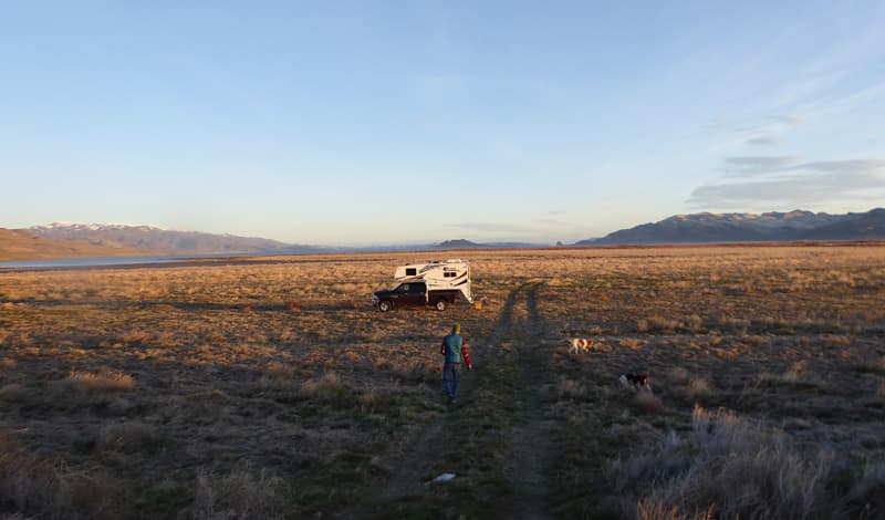 Pyramid Lake In Nevada On Spring Break