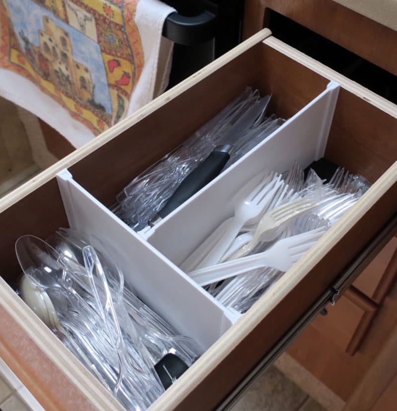 RV Organizing Silverware