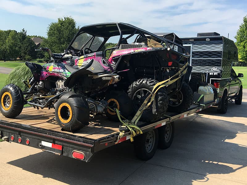 Towing a RZR and 450R