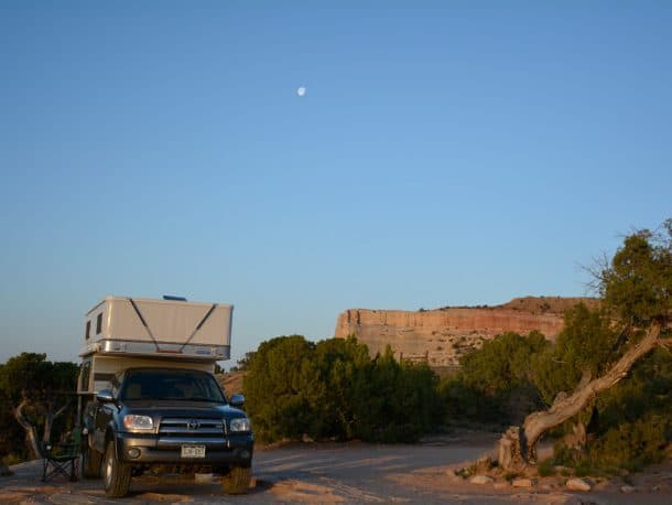 #253 - Sandy SchmidtRabbit Valley, Colorado2006 Toyota Tundra2015 Four Wheel Camper HawkCamera Used - Nikon D7100This spot is the reason we got a truck camper.  We used to camp closer to the highway in the area because we couldn't get our pull behind trailer back in further.  Once we discovered this spot on our mountain bikes it was all we could think about.  It totally lived up to our expectations.  We get to overlook the Colorado River and feel very remote with only a few other campers in the area on the week days.