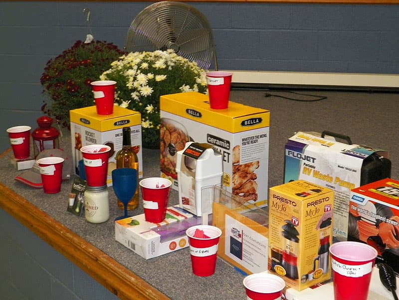 Raffle Table 2016 Gettysburg Jamboree