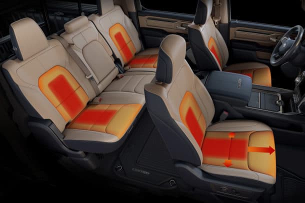Ram 1500 Heated Seats In Back And Front
