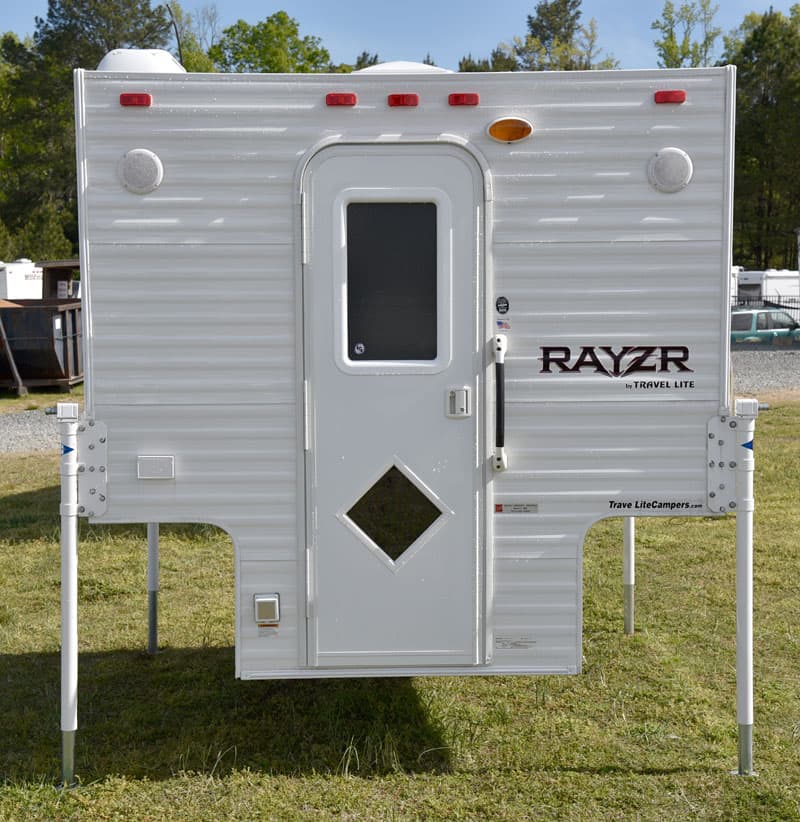 The Rayzr FB camper is 7'2" in width