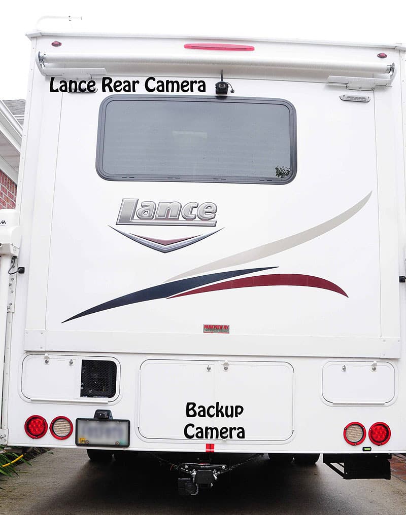 Rear Lance Camper With Two BackUp Cameras