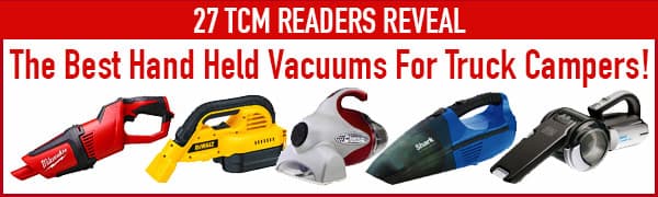 Recommended best vacuums for truck campers