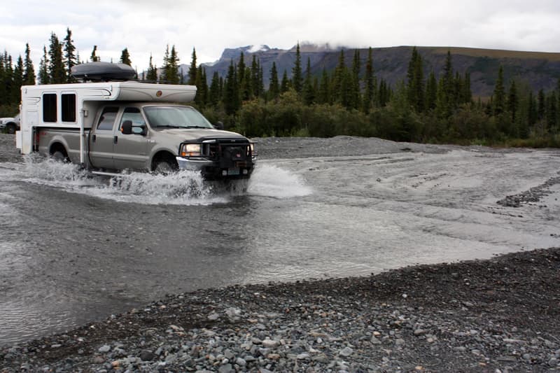 River Crossing on Nabesna Road, Wrangell-St Elias Park