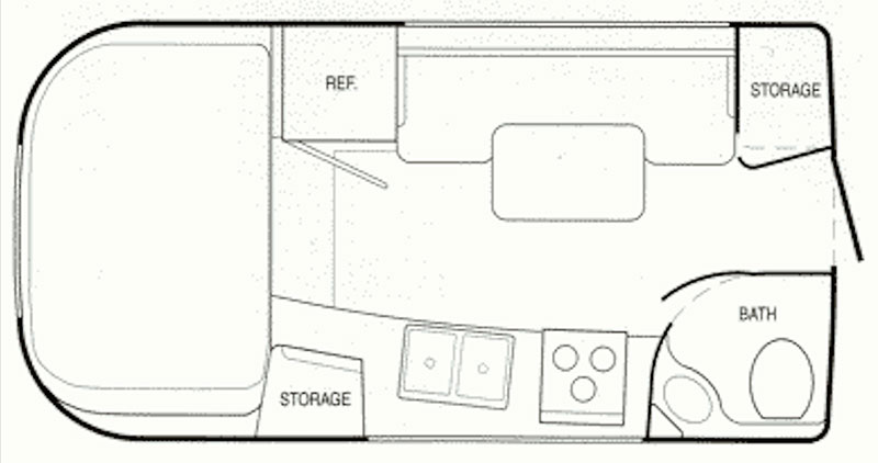 Roamer Camper Brochure Floor Plan