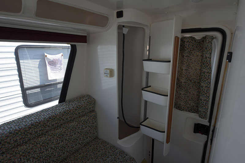 Roamer Camper Interior Rear Storage