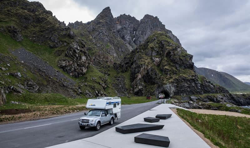 Rock Arch in Lofoten, Norway