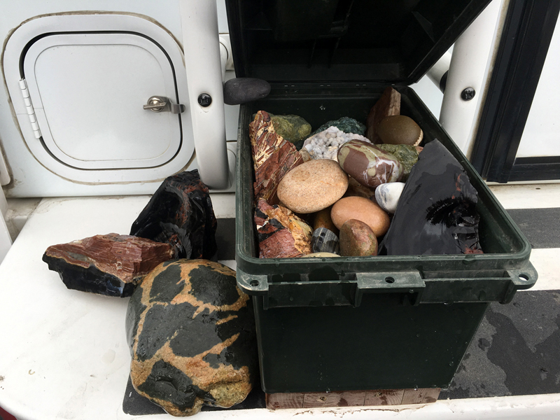 Rocks In Containers