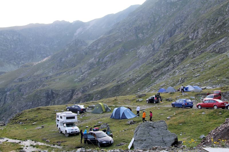 Romania-Campsite-Carpathian-Mountains-Lake-Balea