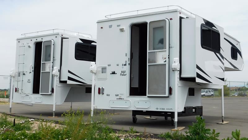 Two Rugged Mountain Polar 860 campers