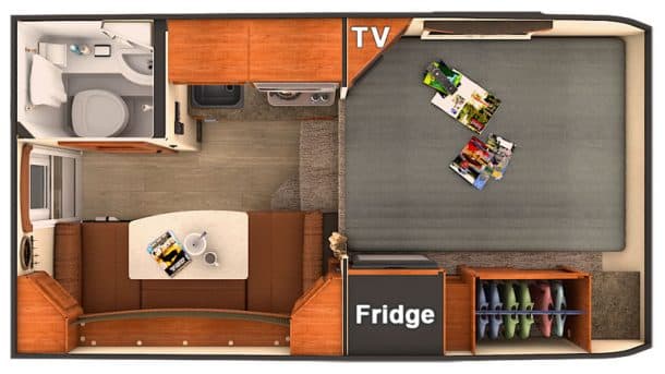 Nissan Titan - Lance 650 floor plan