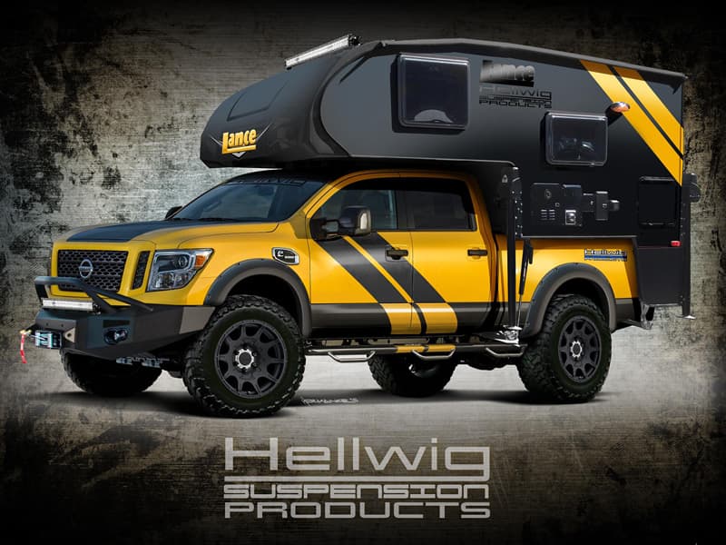 SEMA truck camper rig