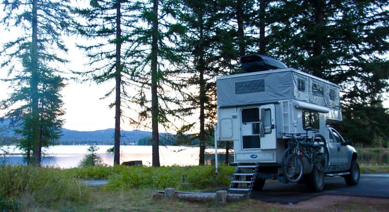 Camping at Sealy Lake in Montana