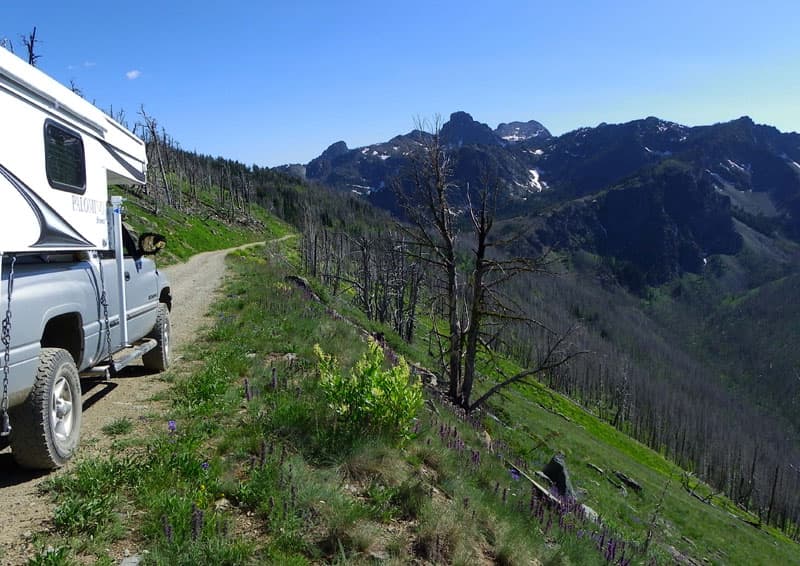 Seven Devils Mountains driving Idaho