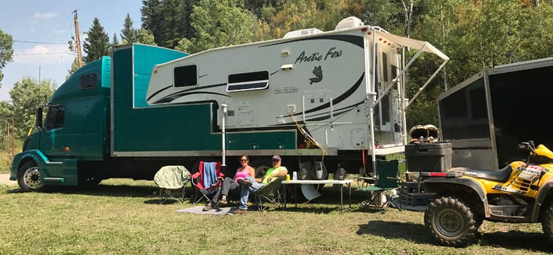 Dennis and Sheri Lynton Out Camping