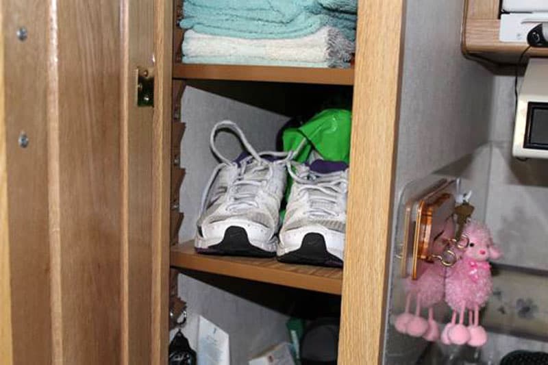 Shoes-stored-by-stove