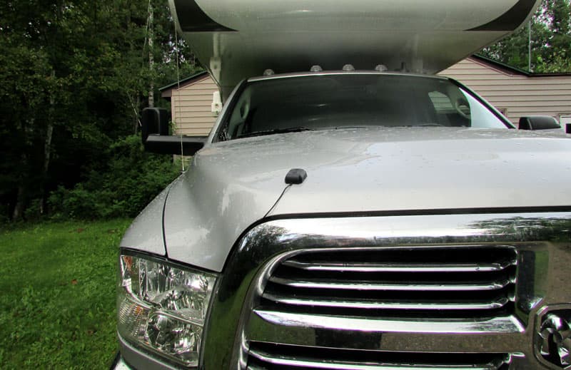 Sirius XM Magnet adapter on Ram truck