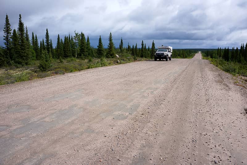 Only road north from Blanc-Sablon, Labrador