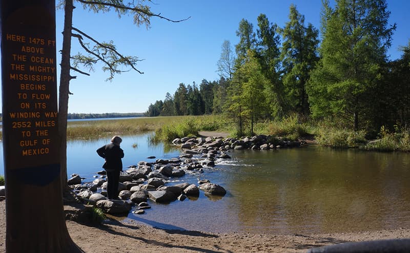 Minnesota, headwaters of the Mississippi, Lake Itasca State Park