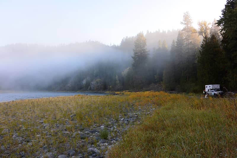 Montana camp boondocking