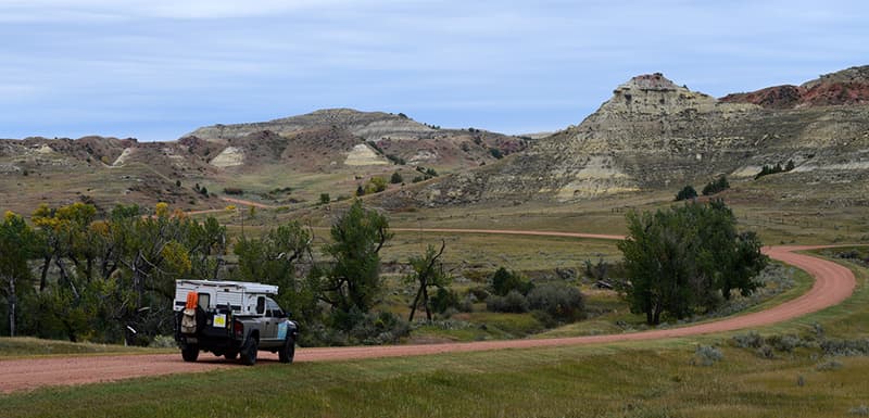 Badlands in North Dakota