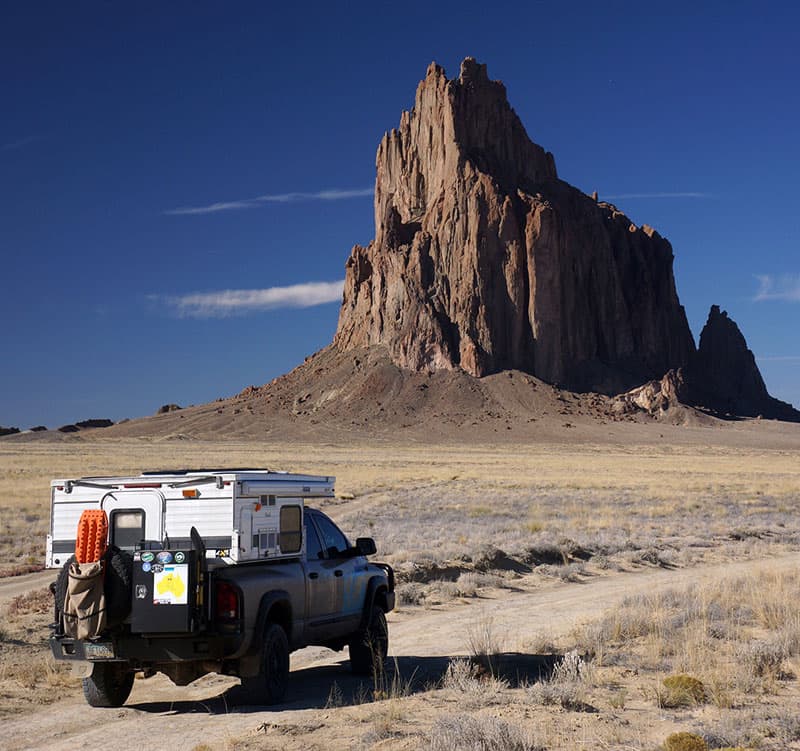 Shiprock in New Mexico