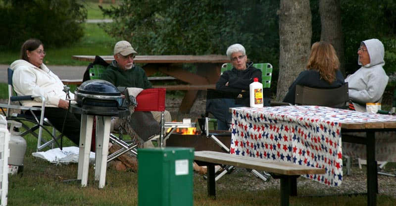 Caravan group in Alberta, Canada