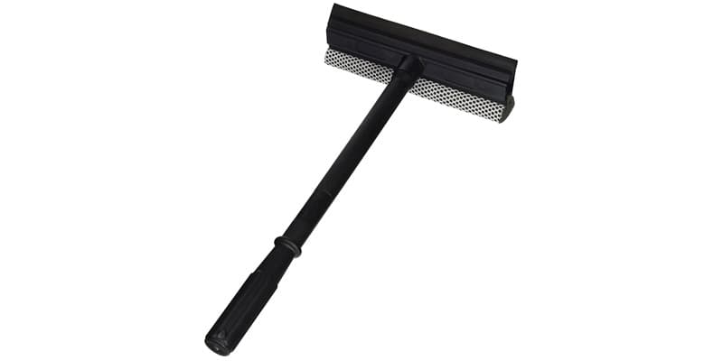 Squeegee with sponge back