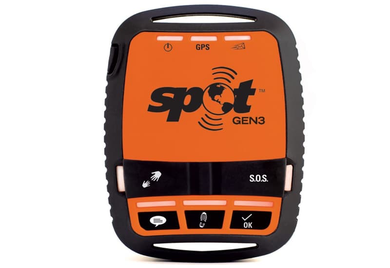 Spot generation 3 tracking device for camping