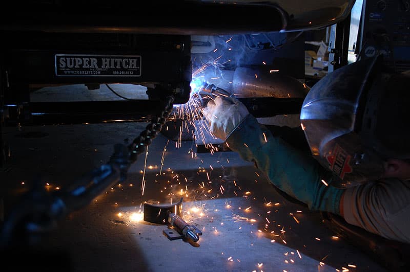 Stable Lift Welding Under Truck