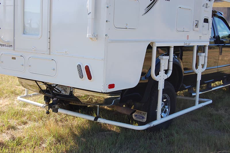 Stable Lift jack system installed on truck camper