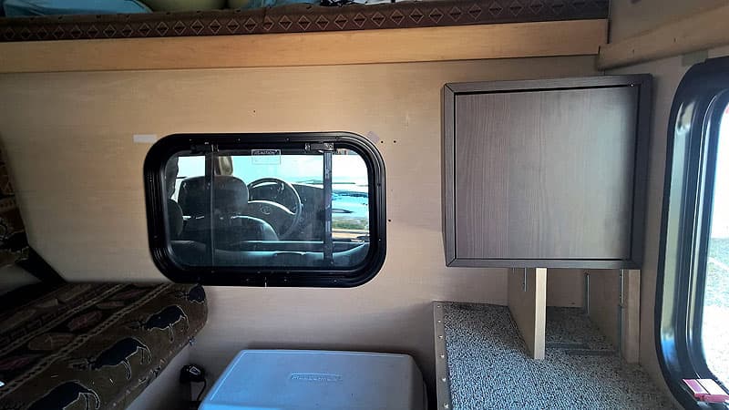 IKEA storage area added to Four Wheel Camper