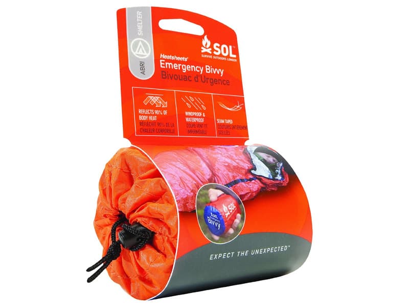 Survival outdoors longer emergency bivvy