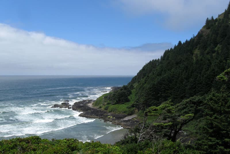 Sutton Creek Campground, Oregon coast