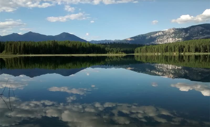 Suzanne Lake near Fernie, Canada