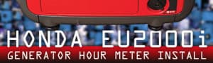 Honda Generator Hour Meter Installation