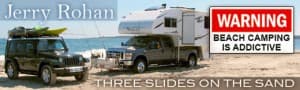 Beach Camping With Slide-Out Camper