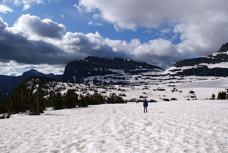 Going to the Sun Road snow