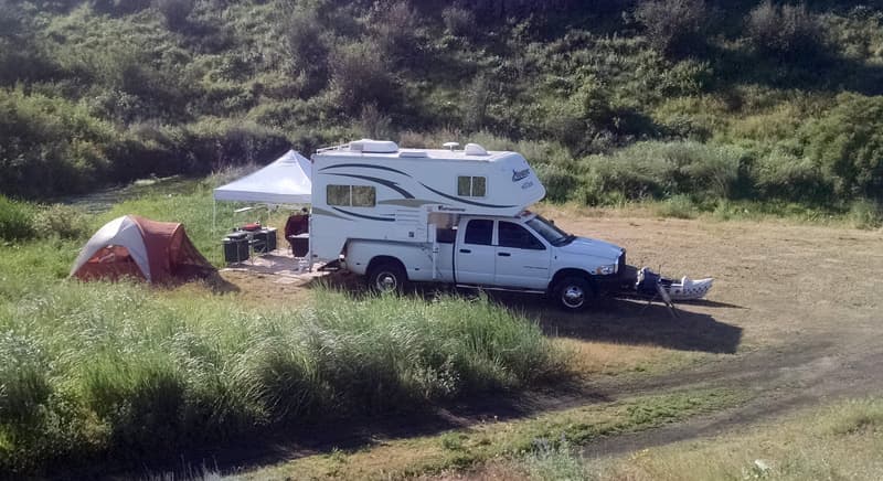 Tenting and Truck Camping