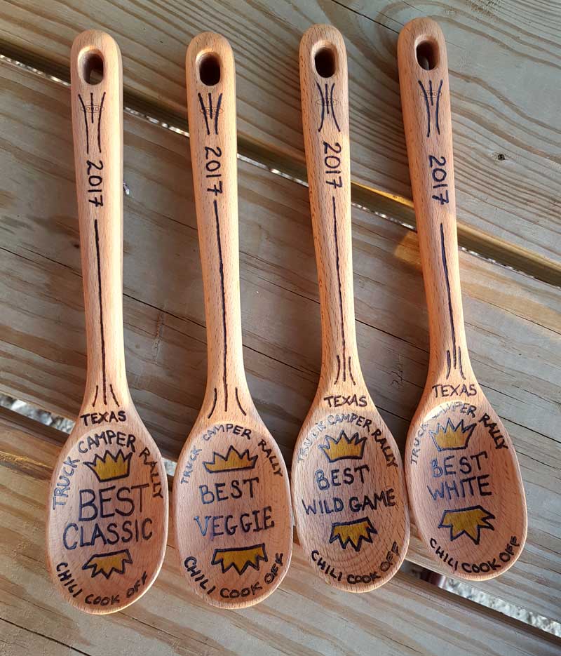 Chili Cook-off reward spoons