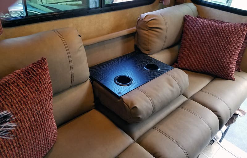 Thomas Payne Sofa in truck camper