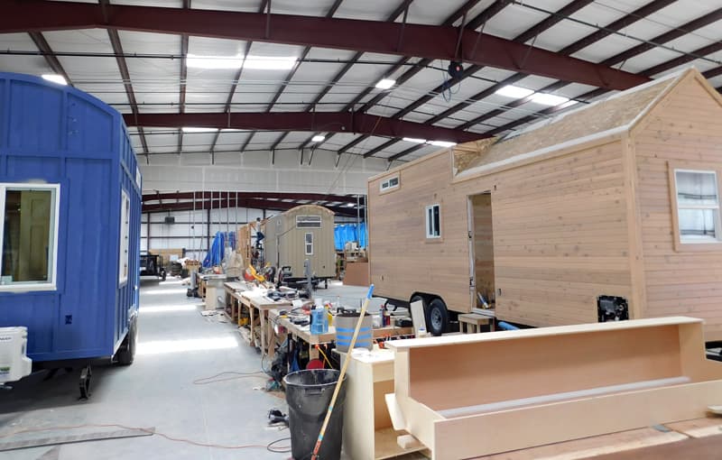 Tiny Idahomes production line