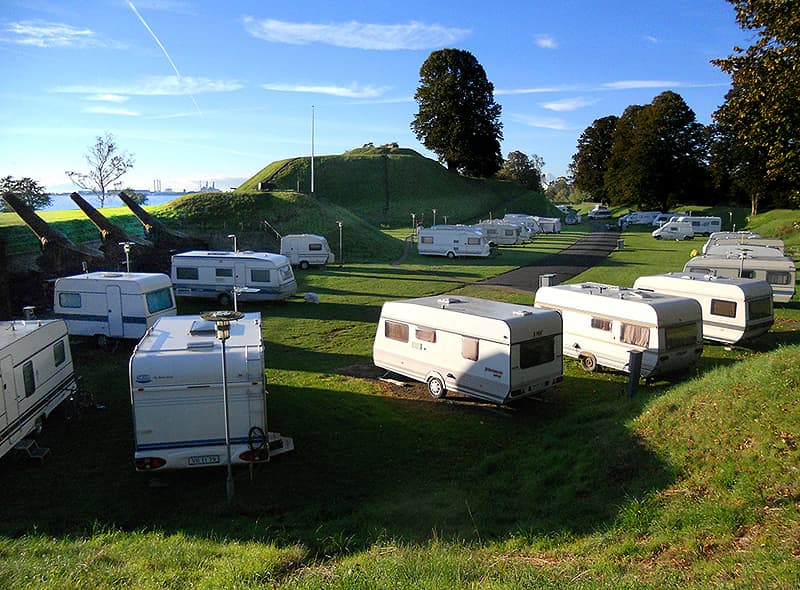 Charlottelund Fort camping